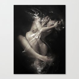 Tenderly embraced by the womb Canvas Print