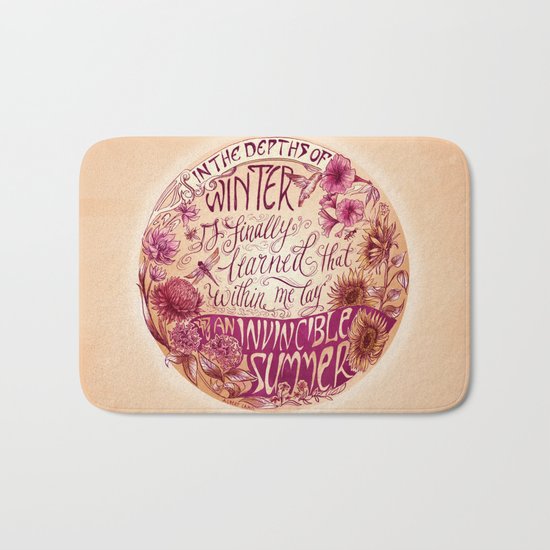 Invincible Summer Bath Mat