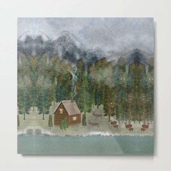 happy in the wilderness Metal Print