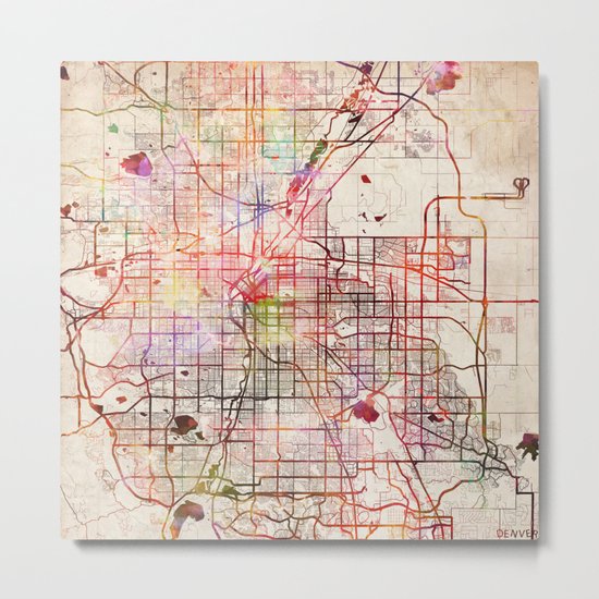 Denver Metal Print