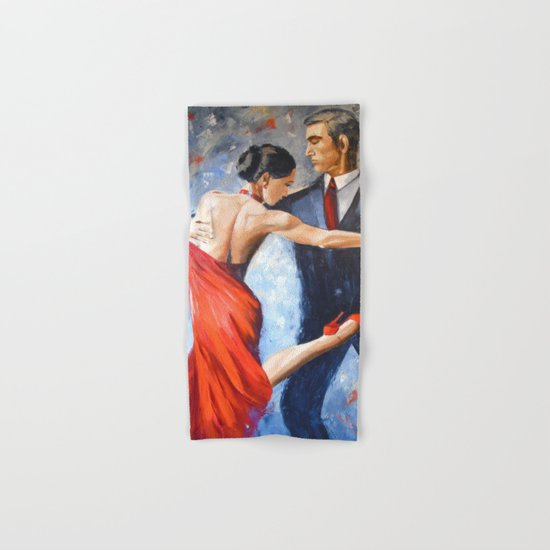 Argentine tango Hand & Bath Towel