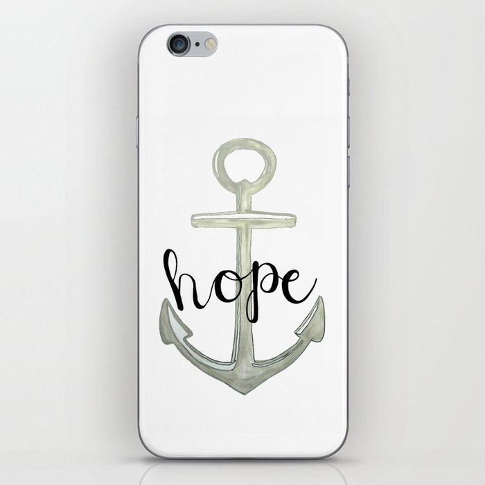 Hope, we have this hope as an anchor for the soul, Hebrews 6:19 iPhone Skin