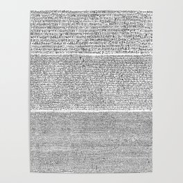 The Rosetta Stone Poster