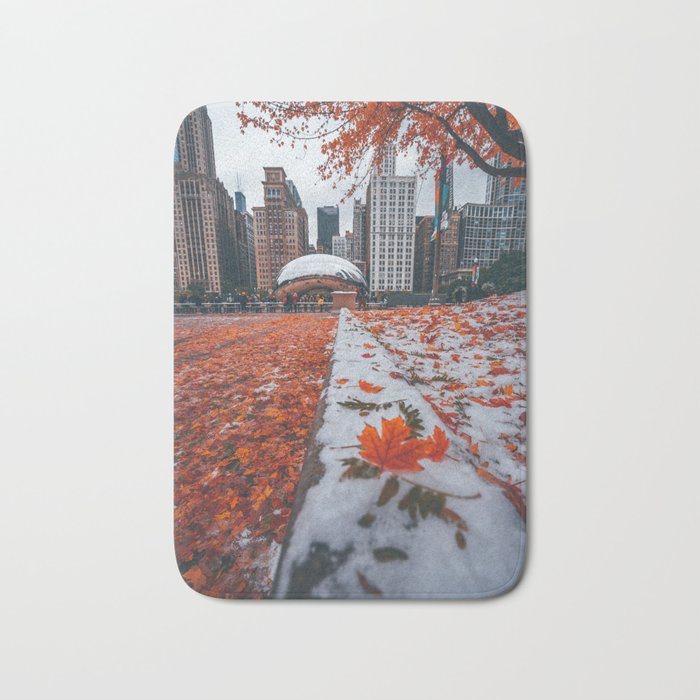 Fall and Winter Chicago Bath Mat