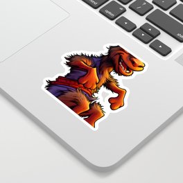 Happy Goat cartoon Sticker