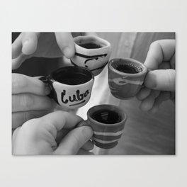 Cuban Coffee with Friends Canvas Print