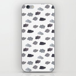 Grey Clouds Collage iPhone Skin