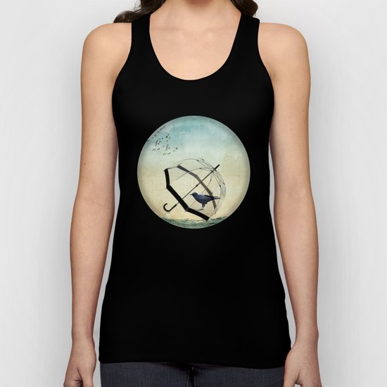 Black rain Unisex Tank Top
