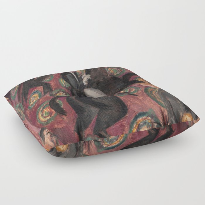 Circus Rider, Dancers with Castanets Floor Pillow