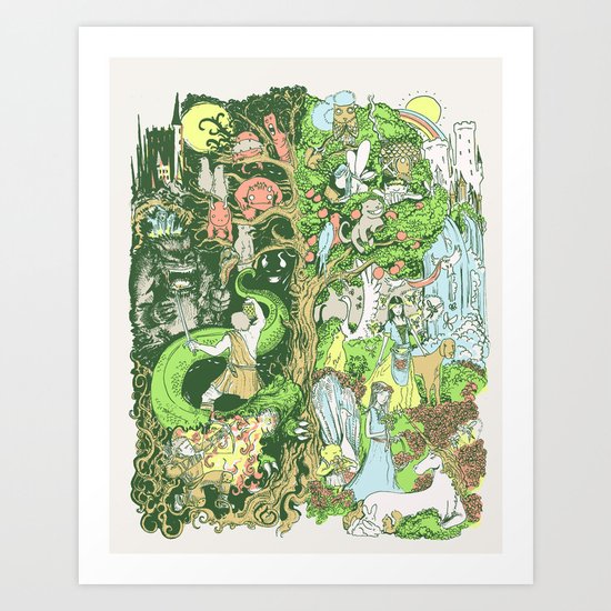 Sinister Dexter Art Print