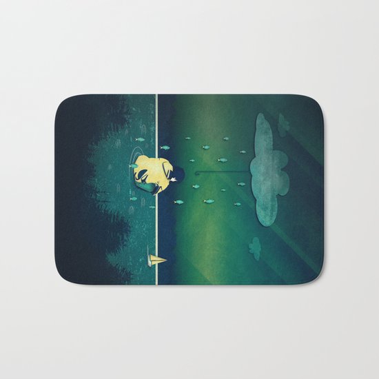 Emotion Sickness Bath Mat
