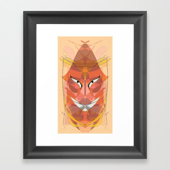 The Mask Framed Art Print