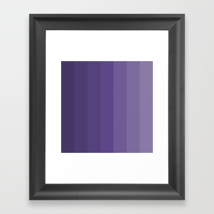 Ultra Violet - Family Color (Seven brothers) Framed Art Print