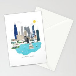 Chicago Illustration Stationery Card
