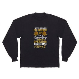 Forklift Operator Driver Lift Truck Training Long Sleeve T-shirt