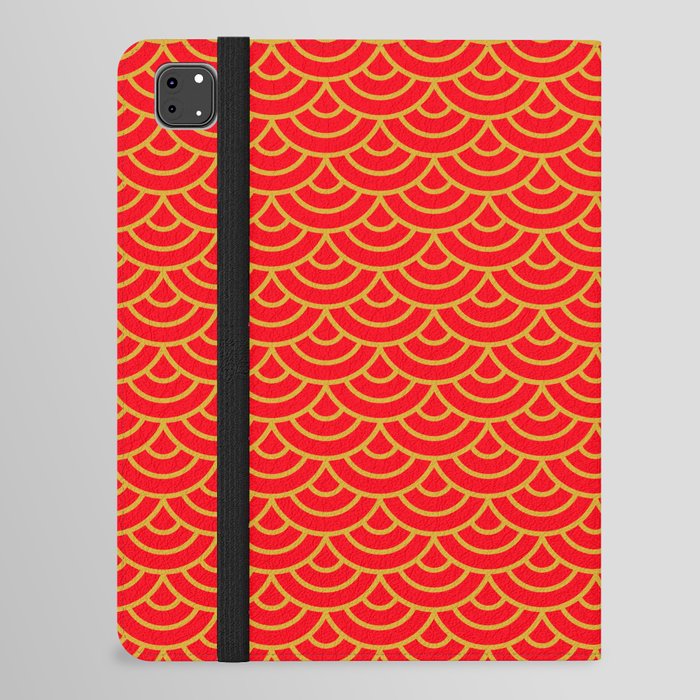 Chinese Dragon Skin Pattern design iPad Folio Case