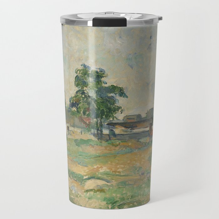 Paul Cézanne - Landscape near Paris Travel Mug