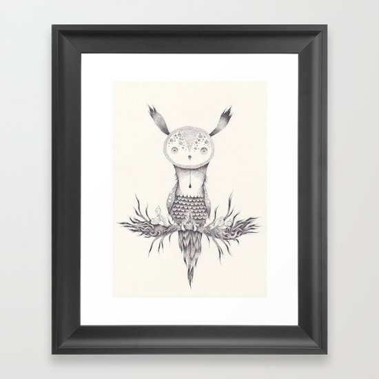 Temps Framed Art Print