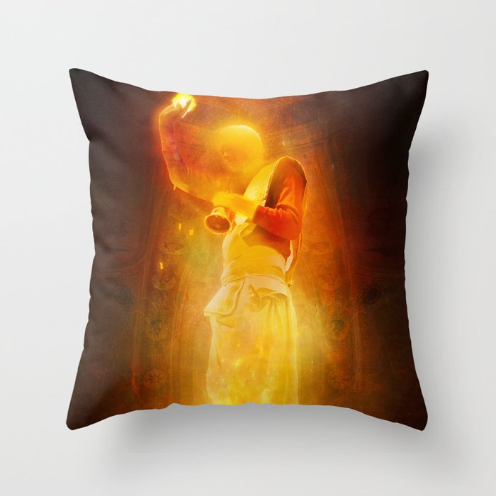 Sacred Science Throw Pillow