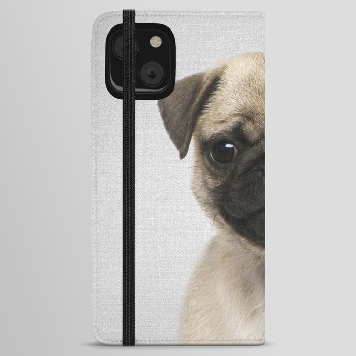 Pug Puppy - Colorful iPhone Wallet Case