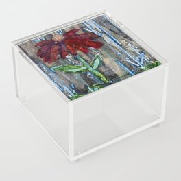 The movement of rain Acrylic Box