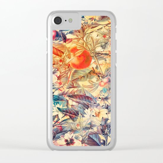 flowers 8 Clear iPhone Case