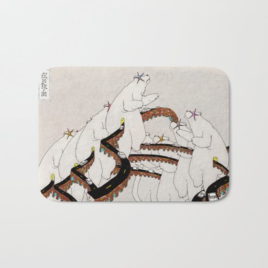 TURNING DRAGON Bath Mat