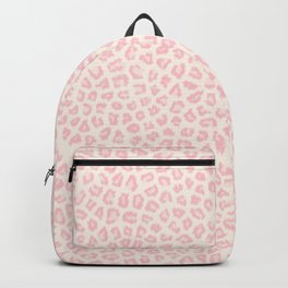 Modern ivory blush pink girly cheetah animal print pattern Backpack