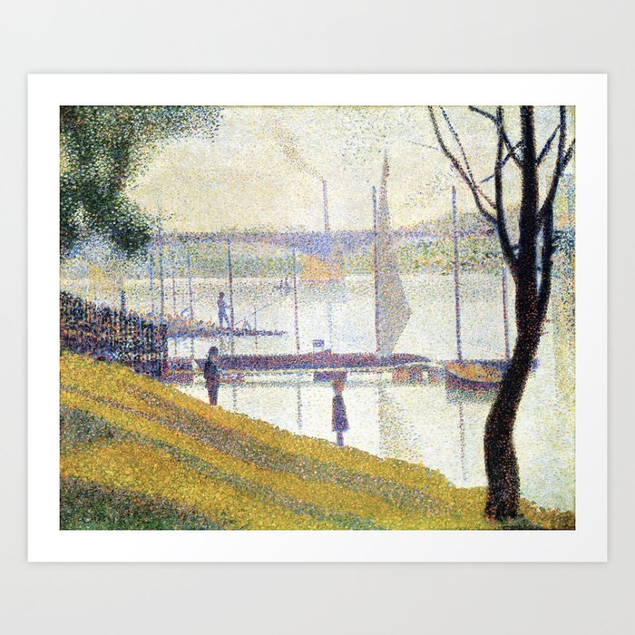 Bridge of Courbevoie_Georges Seurat French artist(1859-1891) Art Print