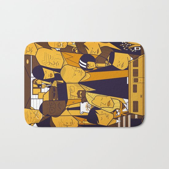 Breaking Bad (yellow version) Bath Mat