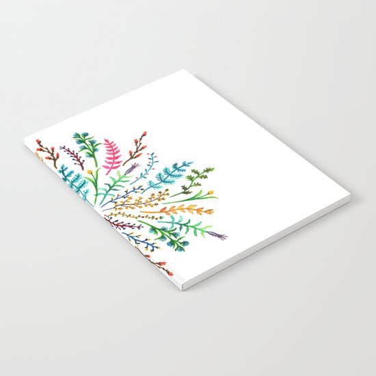 Radial Foliage Notebook