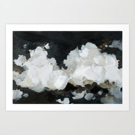 Clouds in the Dark Sky Art Print