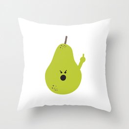 16x16 Multicolor Funny I Love Pears Designs Easily Distracted by Pears Throw Pillow 