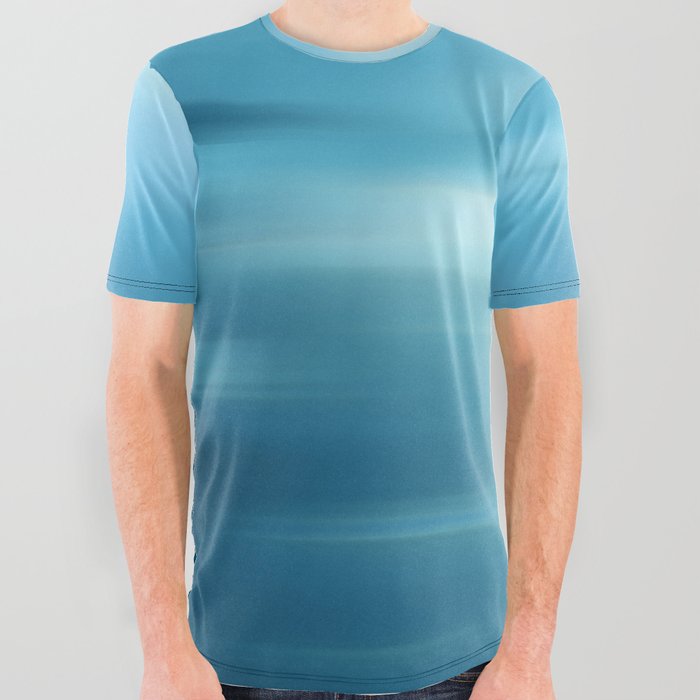Underwater blue background All Over Graphic Tee