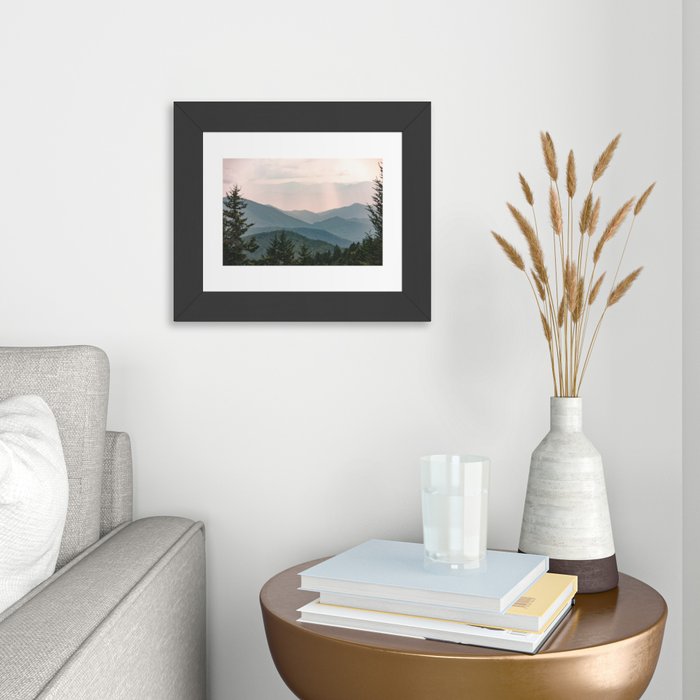 A1 Sunset Smoky Mountains Art Poster Print 60 x 90cm 180gsm Nature Gift #15726 