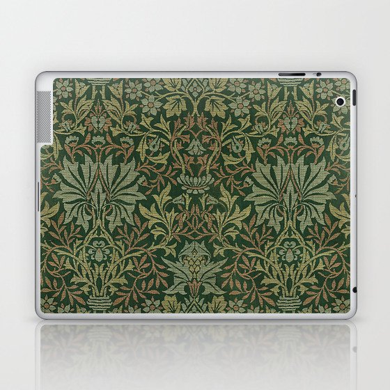 Vintage William Morris natural leaf print Laptop & iPad Skin