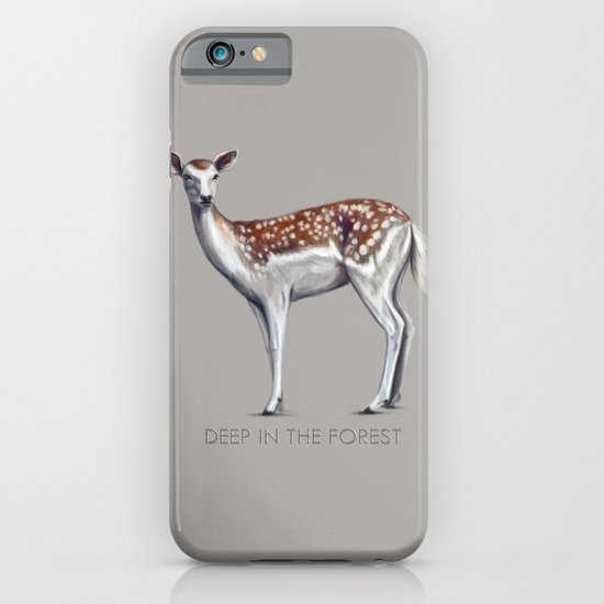 Deer in the forest iPhone & iPod Case
