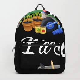 Gardener At Home Backpack | Gardener, Profession, Plants, Work, Greenthumb, Gardening, Garden, Graphicdesign, Wateringcan, Giftidea 