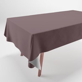 Deep Garnet Brown Tablecloth