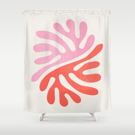 Star Leaves: Matisse Color Series | Mid-Century Edition Shower Curtain