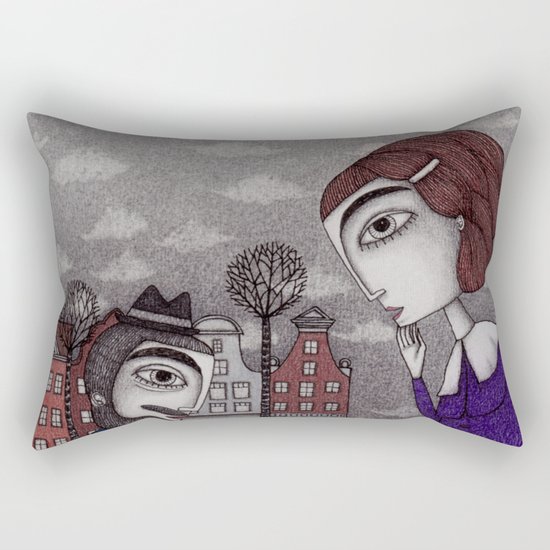 The Story Teller Rectangular Pillow
