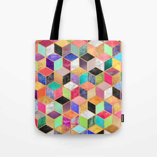 Colorful Cubes Tote Bag
