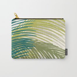 Green Palm Leaf Silhouettes Carry-All Pouch