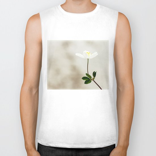 white Biker Tank