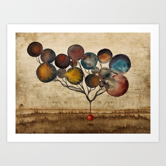 A Cosmic Incident Art Print