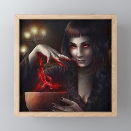 Blood Magic Framed Mini Art Print