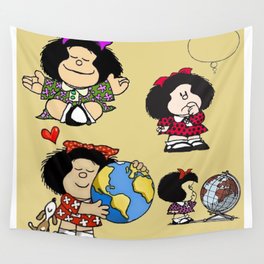 Mafalda pattern  Wall Tapestry