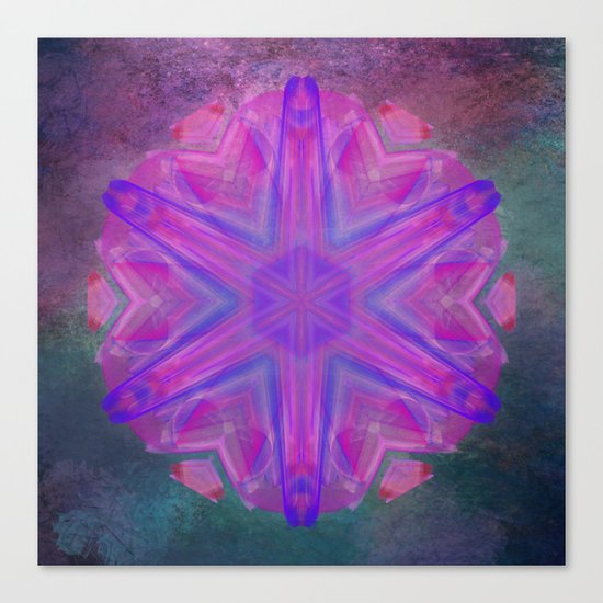 Jeweled splendor in vibrant pink Canvas Print