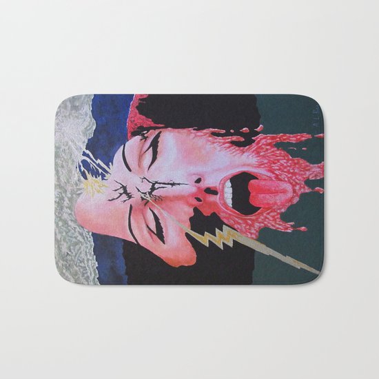 She's a Bit Touched Bath Mat