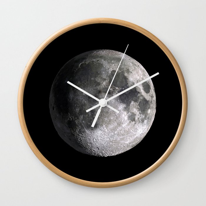 The Full Moon Super Detailed HD Print Wall Clock by Urbano